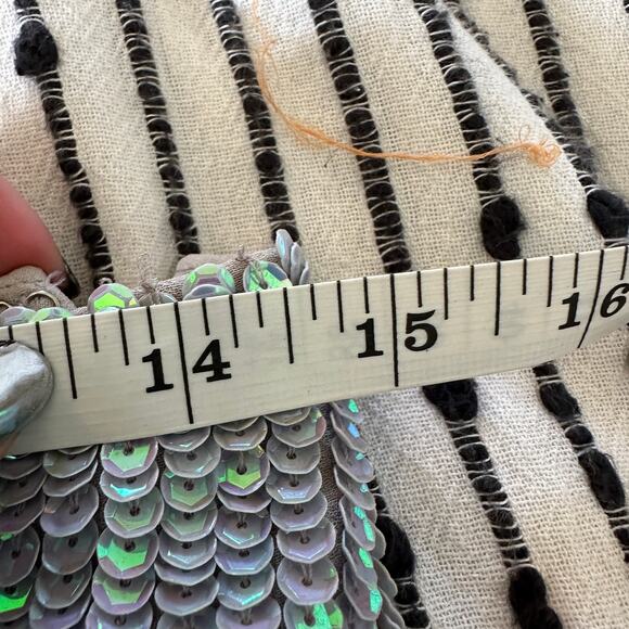 GLAMOROUS | Iridescent Sequin Shorts | Mermaid sequin Hot Pants | Size Small - Picture 6 of 6